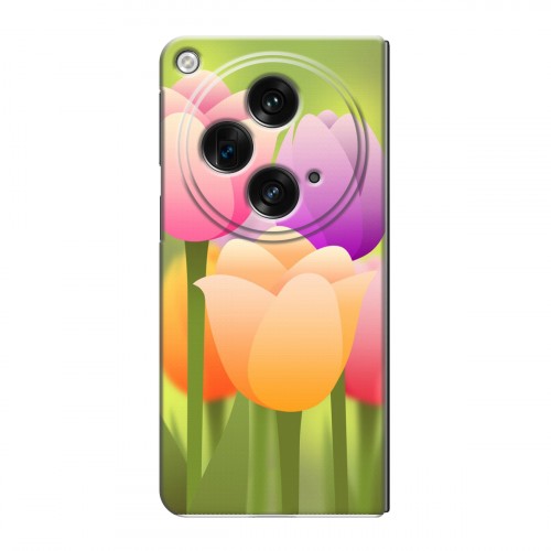 Дизайнерский пластиковый чехол для OPPO Find N3 Романтик цветы