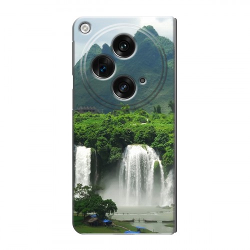 Дизайнерский пластиковый чехол для OPPO Find N3 водопады