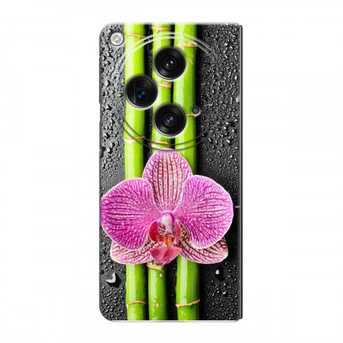 Дизайнерский пластиковый чехол для OPPO Find N3 Орхидеи