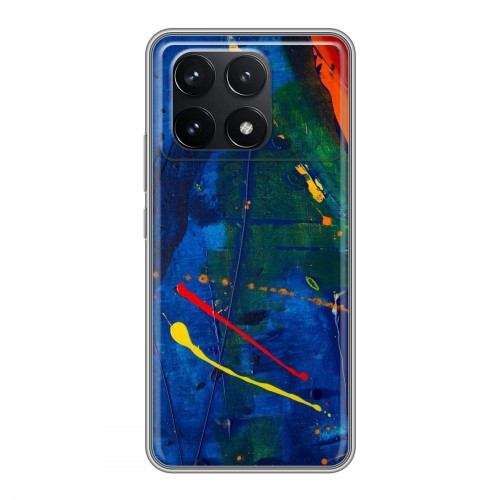 Дизайнерский силиконовый чехол для Xiaomi Redmi K70 5G Мазки краски