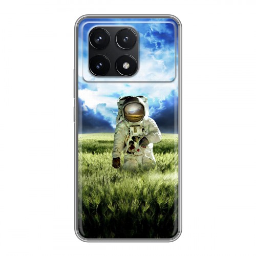 Дизайнерский силиконовый чехол для Xiaomi Redmi K70 5G Космонавт