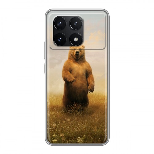 Дизайнерский силиконовый чехол для Xiaomi Redmi K70 5G Медведи