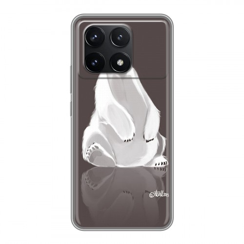 Дизайнерский силиконовый чехол для Xiaomi Redmi K70 5G Медведи