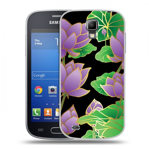Дизайнерский пластиковый чехол для Samsung Galaxy S4 Active Люксовые цветы