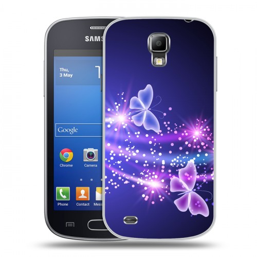 Дизайнерский пластиковый чехол для Samsung Galaxy S4 Active Бабочки