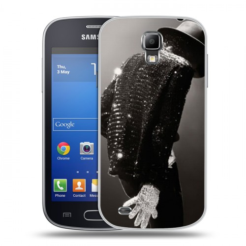 Дизайнерский пластиковый чехол для Samsung Galaxy S4 Active Майкл Джексон