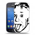 Дизайнерский пластиковый чехол для Samsung Galaxy S4 Active Альберт Эйнштейн