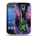 Дизайнерский пластиковый чехол для Samsung Galaxy S4 Active Джокер