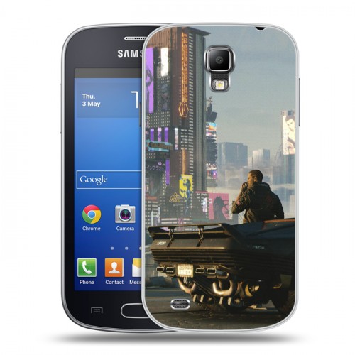 Дизайнерский пластиковый чехол для Samsung Galaxy S4 Active Cyberpunk 2077