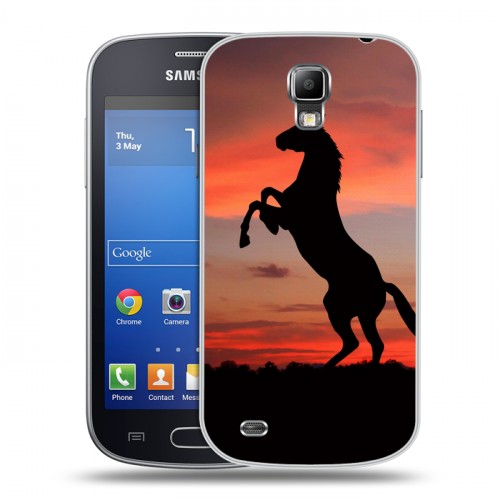 Дизайнерский пластиковый чехол для Samsung Galaxy S4 Active Лошади