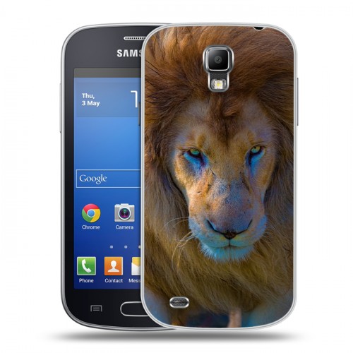 Дизайнерский пластиковый чехол для Samsung Galaxy S4 Active Львы