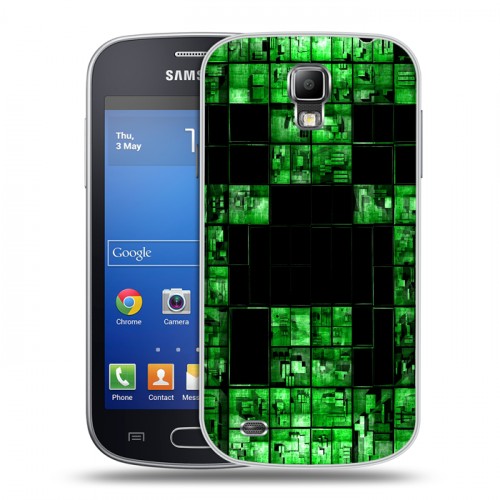 Дизайнерский пластиковый чехол для Samsung Galaxy S4 Active Minecraft