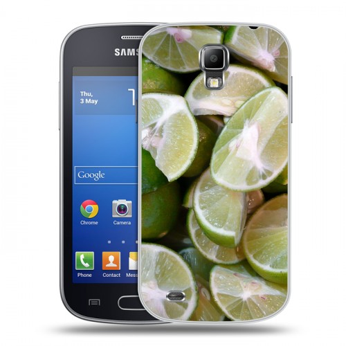 Дизайнерский пластиковый чехол для Samsung Galaxy S4 Active Лайм