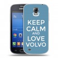 Дизайнерский пластиковый чехол для Samsung Galaxy S4 Active Volvo