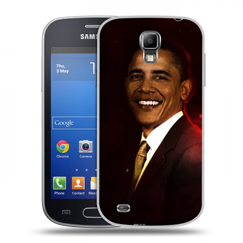 Дизайнерский пластиковый чехол для Samsung Galaxy S4 Active Барак Обама