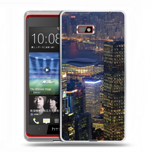 Дизайнерский силиконовый чехол для HTC Desire 600 Гонконг