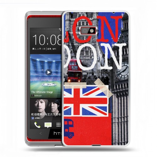 Дизайнерский силиконовый чехол для HTC Desire 600 Дух Лондона