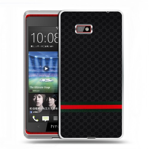 Дизайнерский силиконовый чехол для HTC Desire 600 Хайп и мода
