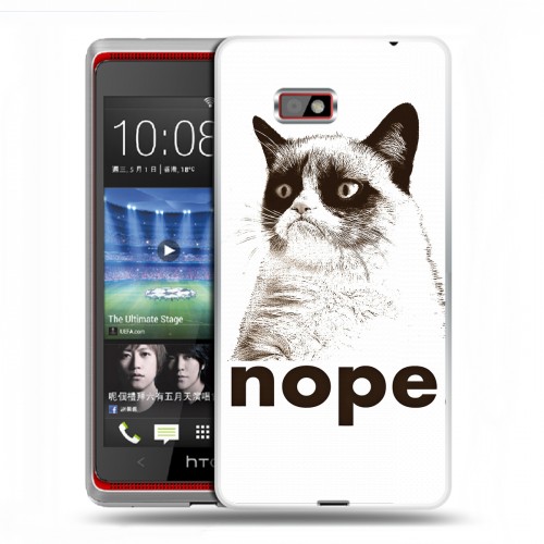 Дизайнерский силиконовый чехол для HTC Desire 600 Кошки
