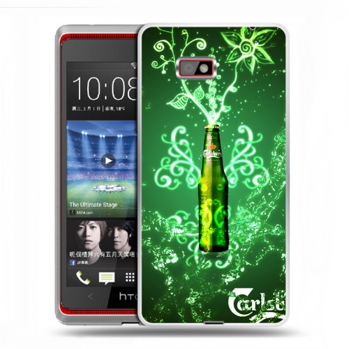 Дизайнерский силиконовый чехол для HTC Desire 600 Carlsberg