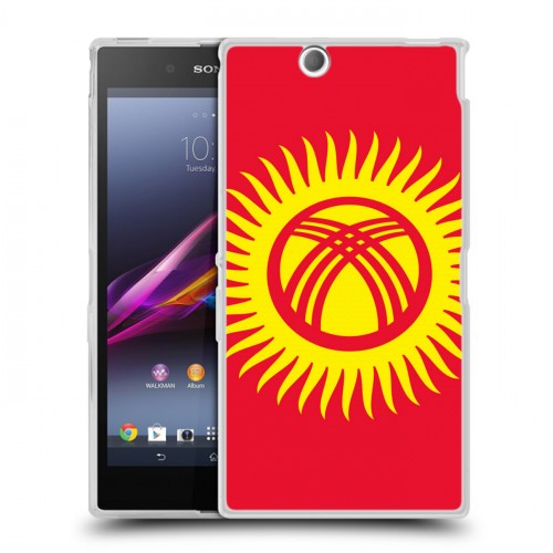 Дизайнерский пластиковый чехол для Sony Xperia Z Ultra  Флаг Киргизии
