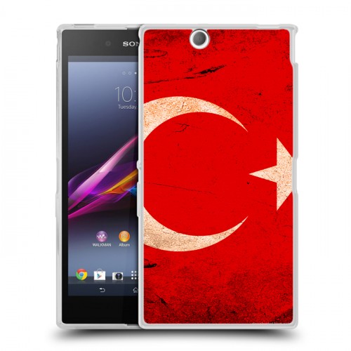 Дизайнерский пластиковый чехол для Sony Xperia Z Ultra  Флаг Турции