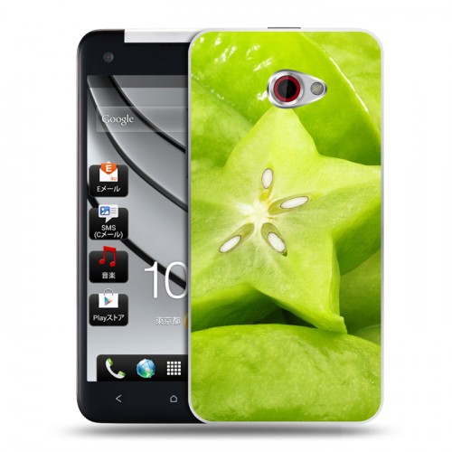 Дизайнерский пластиковый чехол для HTC Butterfly S Фрукты текстуры