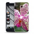 Дизайнерский пластиковый чехол для HTC Butterfly S Орхидеи