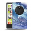 Дизайнерский пластиковый чехол для Nokia Lumia 1020 Волны