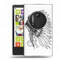 Полупрозрачный дизайнерский пластиковый чехол для Nokia Lumia 1020 Прозрачные обереги