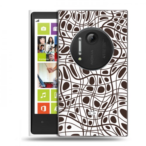 Полупрозрачный дизайнерский пластиковый чехол для Nokia Lumia 1020 Абстракции