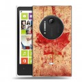 Дизайнерский пластиковый чехол для Nokia Lumia 1020 флаг Канады