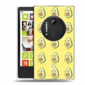 Дизайнерский пластиковый чехол для Nokia Lumia 1020 Веселое авокадо
