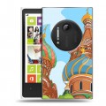 Дизайнерский пластиковый чехол для Nokia Lumia 1020 Столичные зарисовки