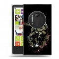 Дизайнерский пластиковый чехол для Nokia Lumia 1020 Космонавт