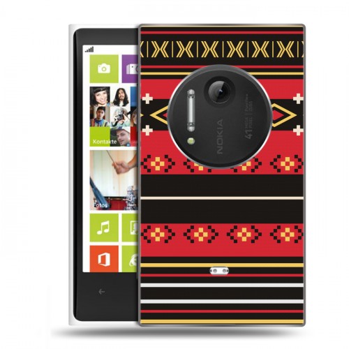 Дизайнерский пластиковый чехол для Nokia Lumia 1020 Этнические мотивы