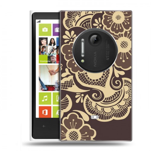 Дизайнерский пластиковый чехол для Nokia Lumia 1020 Искусная хна