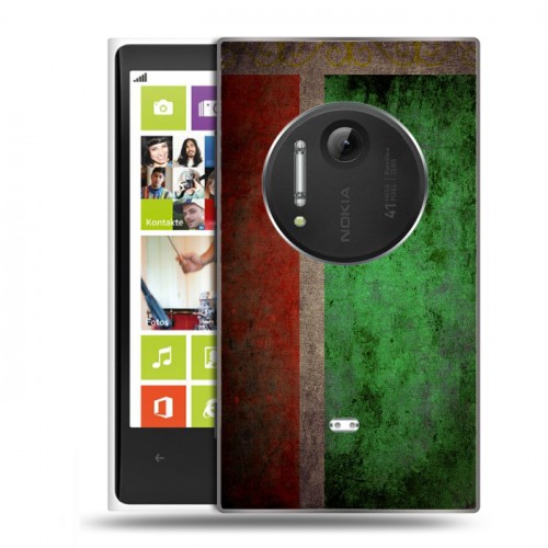 Дизайнерский пластиковый чехол для Nokia Lumia 1020 Флаг Чечни