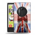 Дизайнерский пластиковый чехол для Nokia Lumia 1020 Флаг Британии
