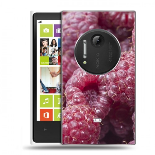 Дизайнерский пластиковый чехол для Nokia Lumia 1020 Малина
