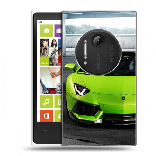 Дизайнерский пластиковый чехол для Nokia Lumia 1020 Lamborghini