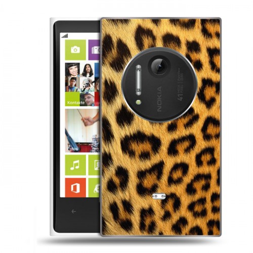 Дизайнерский пластиковый чехол для Nokia Lumia 1020 Леопард