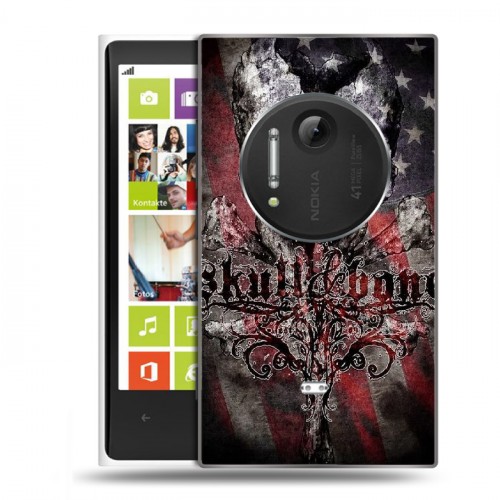 Дизайнерский пластиковый чехол для Nokia Lumia 1020 Мир черепов