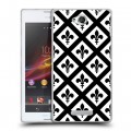 Дизайнерский пластиковый чехол для Sony Xperia C Черно-белые фантазии