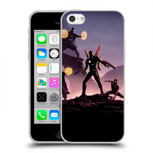 Дизайнерский пластиковый чехол для Iphone 5c Мстители: Война бесконечности