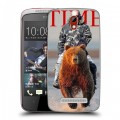 Дизайнерский пластиковый чехол для HTC Desire 500 В.В.Путин 