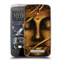 Дизайнерский пластиковый чехол для HTC Desire 500 Священный Будда