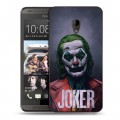 Дизайнерский пластиковый чехол для HTC Desire 700 Джокер