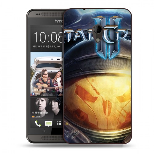 Дизайнерский пластиковый чехол для HTC Desire 700 Starcraft
