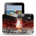 Дизайнерский силиконовый чехол для Samsung Galaxy Tab 2 7.0 НБА